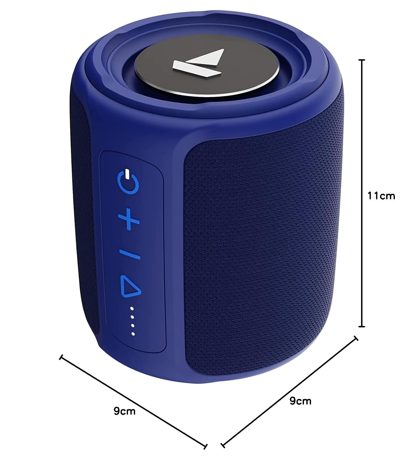 boAt Stone 352 Pro/Stone 358 Pro w/ 14W Signature Sound, Up to 12 Hours Playback, RGB LEDs, TWS Feature, Built-in Mic, BTv5.3, Free Music Streaming on JioSaavn Bluetooth Speaker (Vibing Blue)