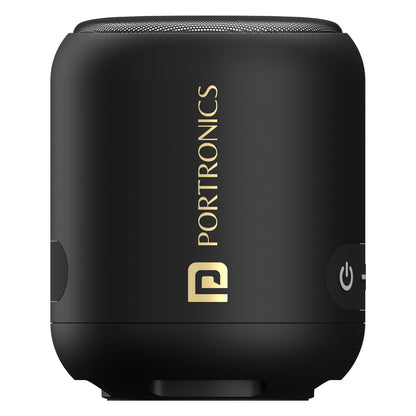 Portronics SoundDrum 1 12W TWS Portable Bluetooth Speaker with Powerful Bass, Bluetooth 5.3V, 360° Surround Sound, USB Drive in, Type C Fast Charging(Blue)