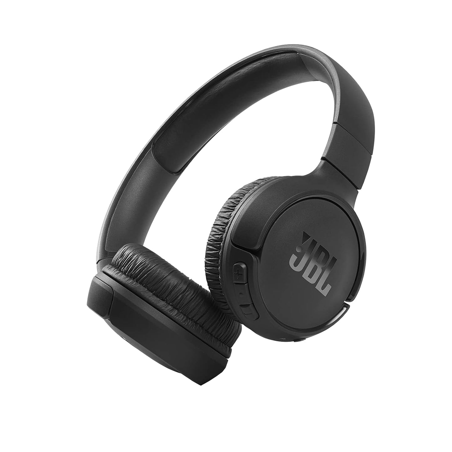JBL Tune 520BT Wireless On Ear Headphones with Mic, Upto 57H Battery, Speed Charge : 5 Min Charge Gives Up to 3H of Playback, Multipoint Connect, Customizable Bass with Headphones App, BT 5.3 (Black)