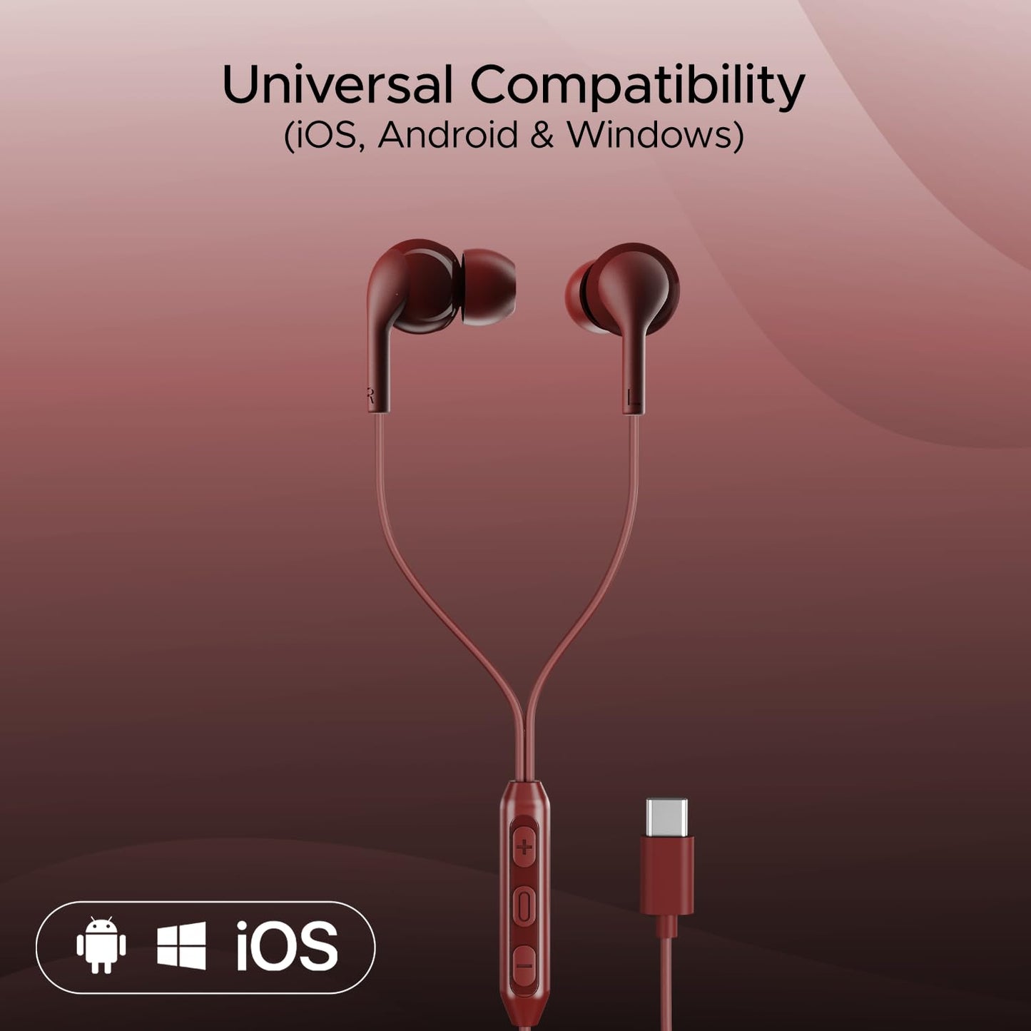 boAt Bassheads 100 in Ear Wired Earphones with Mic(Black)