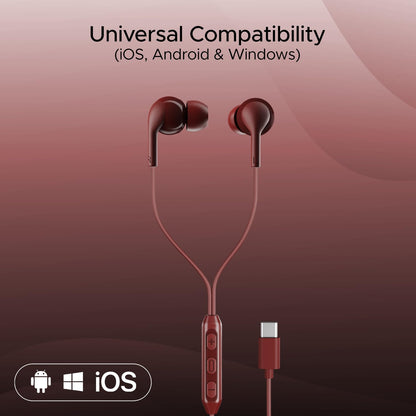 boAt Bassheads 100 in Ear Wired Earphones with Mic(Black)