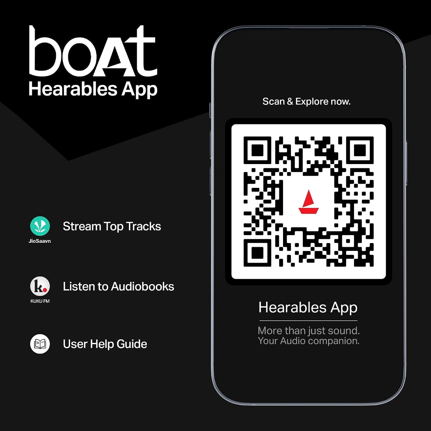 boAt Aavante Bar 490 10W Signature Sound, Dual Full-Range Drivers,7 HRS Battery, Built-in Mic,2.0 CH, Free Music Streaming on JioSaavn, Bluetooth Sound Bar, Soundbar Speaker (Classic Black)