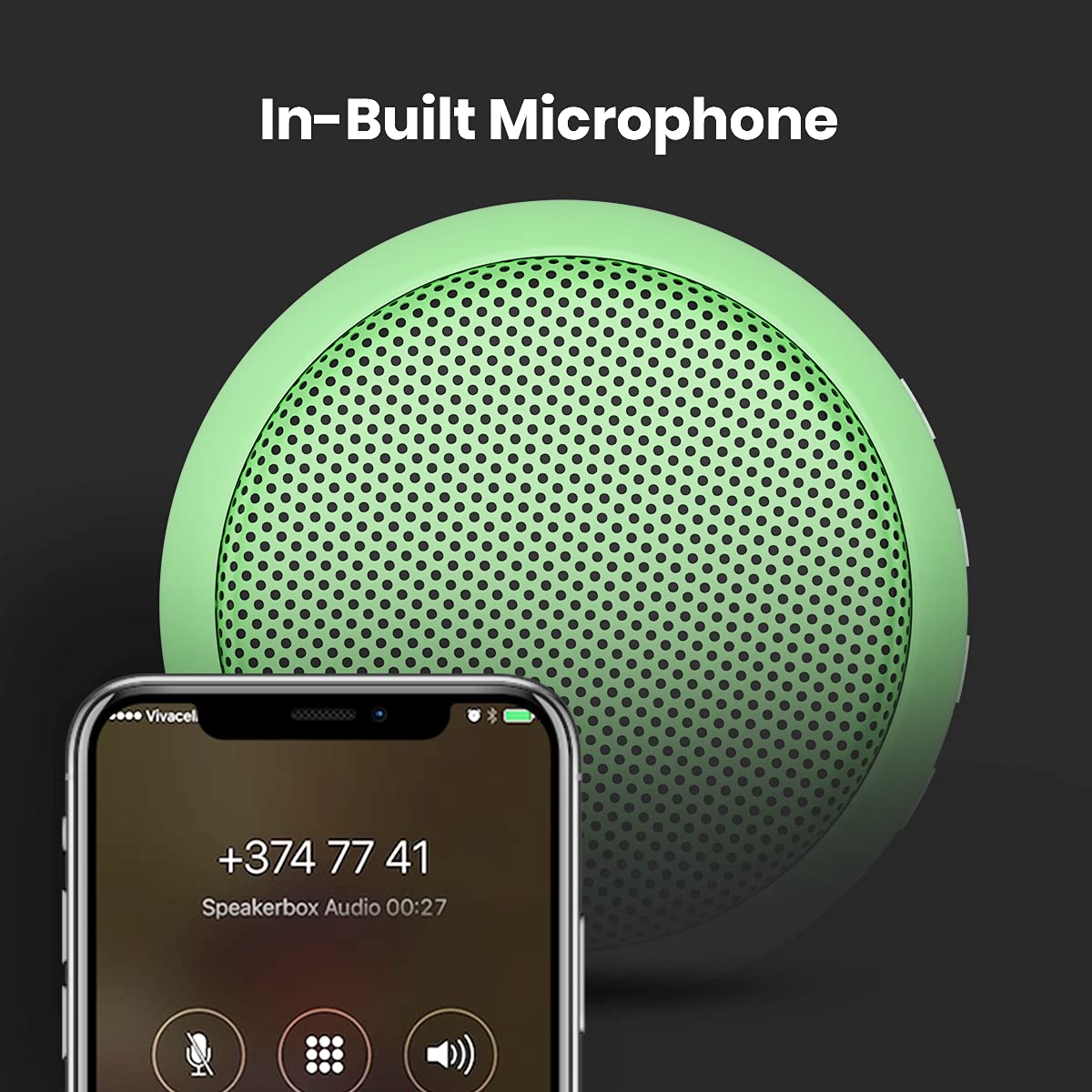 Portronics SoundDrum 1 12W TWS Portable Bluetooth Speaker with Powerful Bass, Bluetooth 5.3V, 360° Surround Sound, USB Drive in, Type C Fast Charging(Blue)