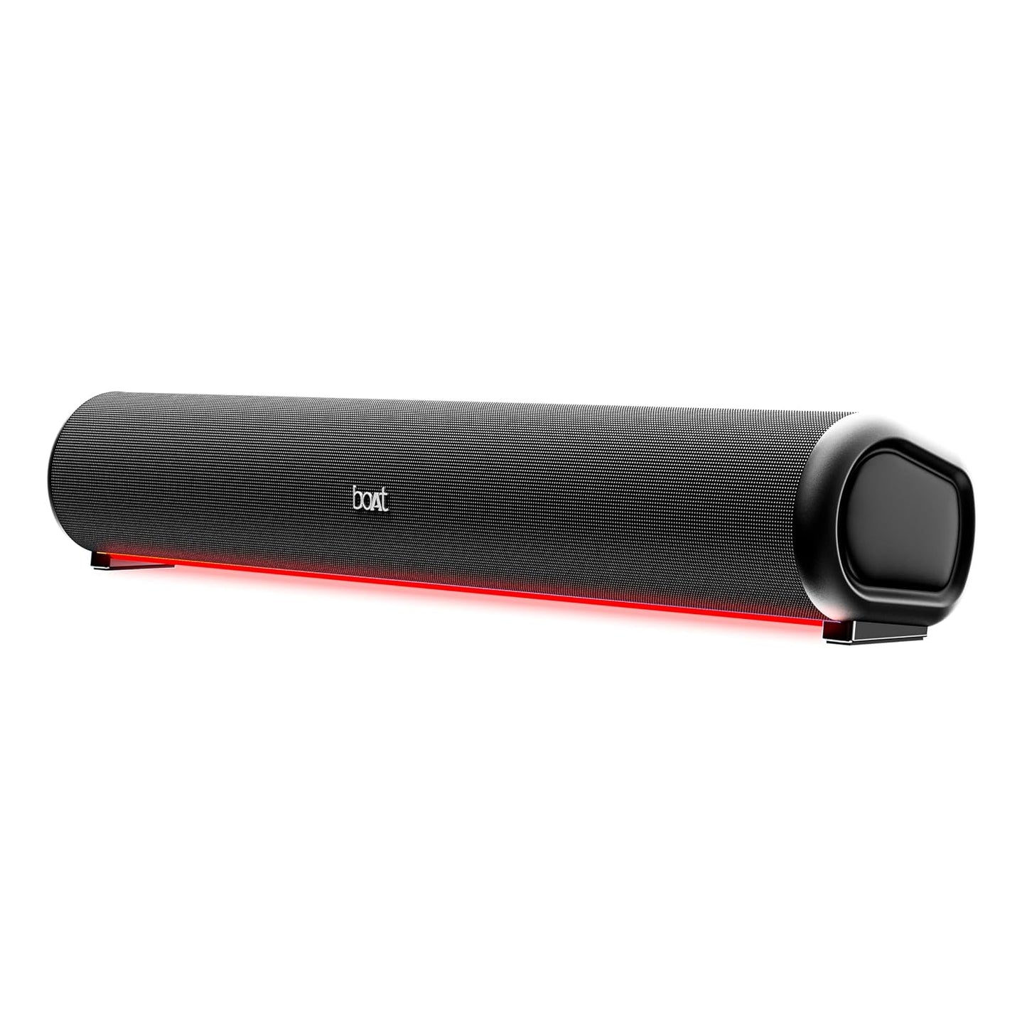 boAt Aavante Bar 490 10W Signature Sound, Dual Full-Range Drivers,7 HRS Battery, Built-in Mic,2.0 CH, Free Music Streaming on JioSaavn, Bluetooth Sound Bar, Soundbar Speaker (Classic Black)