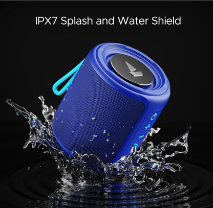 boAt Stone 352 Pro/Stone 358 Pro w/ 14W Signature Sound, Up to 12 Hours Playback, RGB LEDs, TWS Feature, Built-in Mic, BTv5.3, Free Music Streaming on JioSaavn Bluetooth Speaker (Vibing Blue)