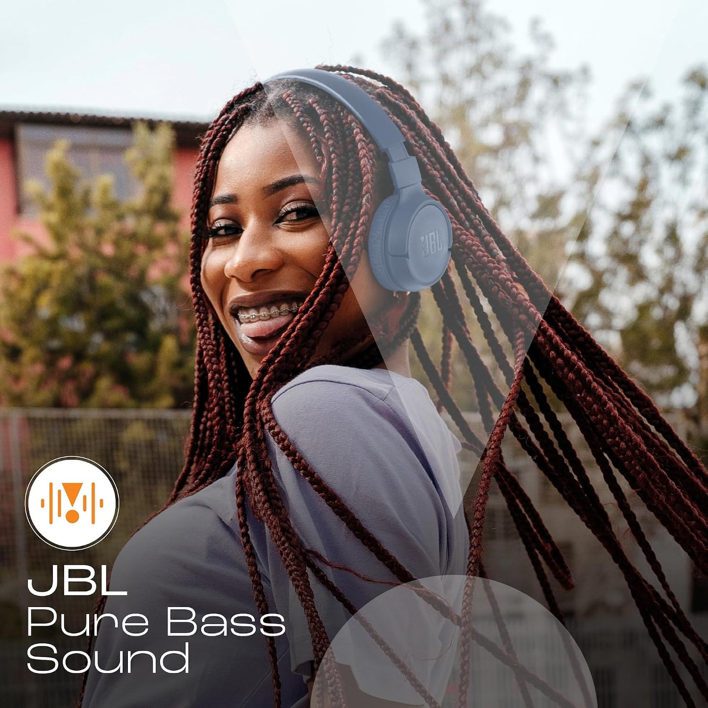 JBL Tune 520BT Wireless On Ear Headphones with Mic, Upto 57H Battery, Speed Charge : 5 Min Charge Gives Up to 3H of Playback, Multipoint Connect, Customizable Bass with Headphones App, BT 5.3 (Black)