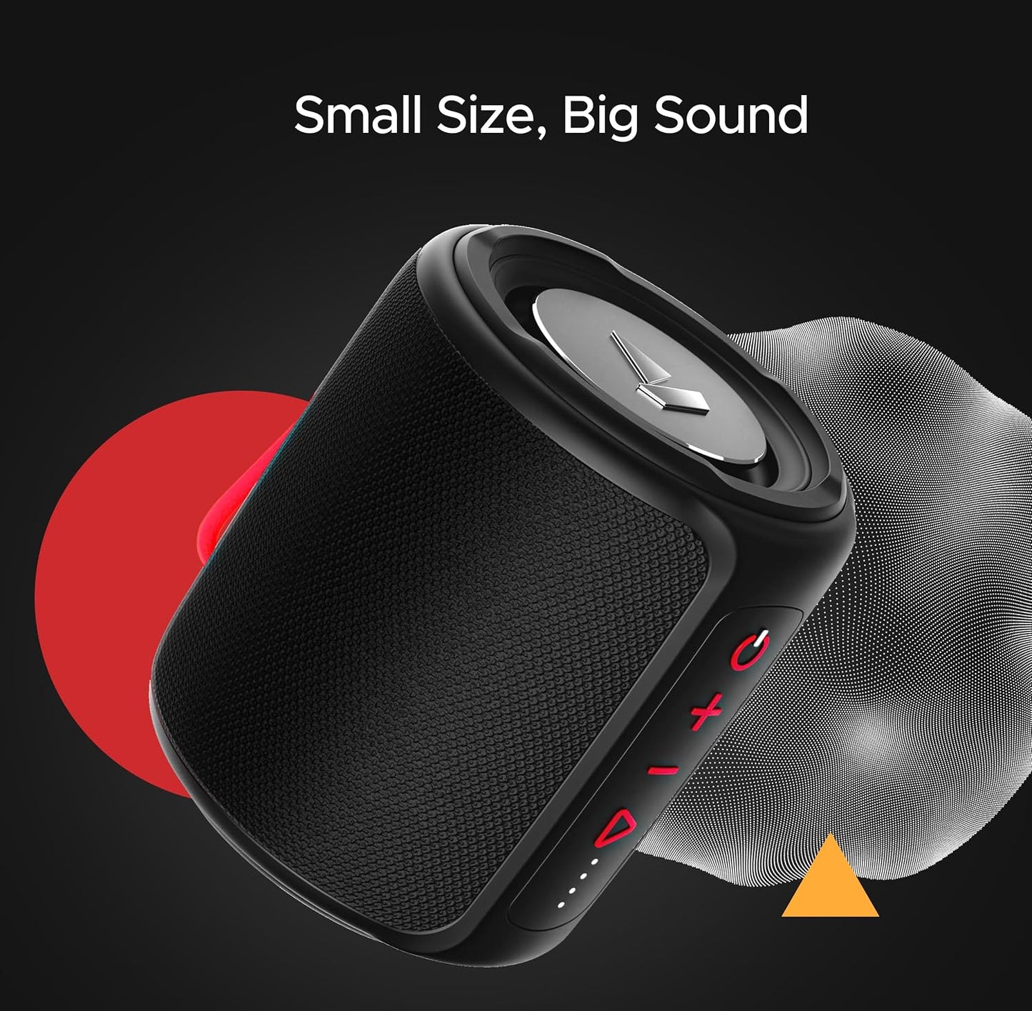 boAt Stone 352 Pro/Stone 358 Pro w/ 14W Signature Sound, Up to 12 Hours Playback, RGB LEDs, TWS Feature, Built-in Mic, BTv5.3, Free Music Streaming on JioSaavn Bluetooth Speaker (Vibing Blue)
