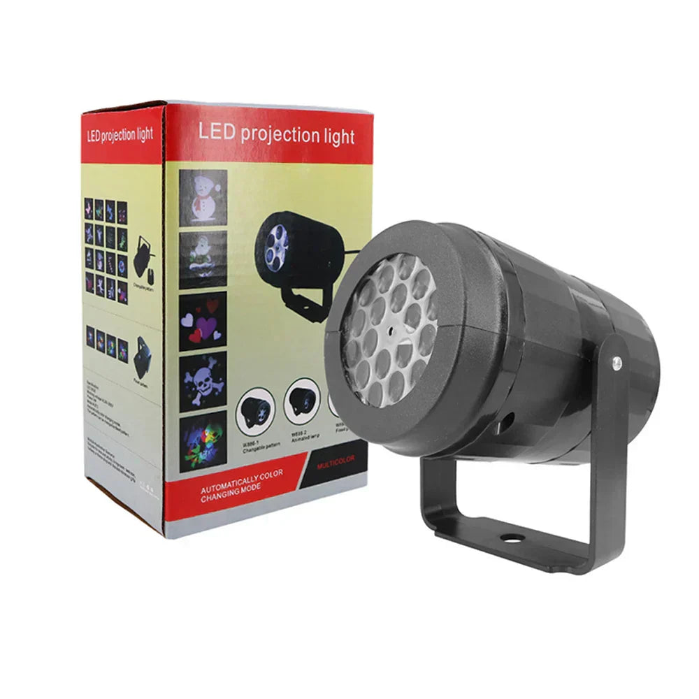 Christmas Snowflake Projector Light – Rotating Led