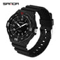 Sanda Watch Fashion All-match Small Fresh Men's and Women's Couple Watch Middle School Students' Simple Waterproof Luminous Quartz Watch