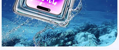 Mobile Phone Waterproof Bag Touchscreen Swimming Self-sealing Sealing Bag Seaside Diving Shooting Drifting Transparent Waterproof Mobile Phone Case