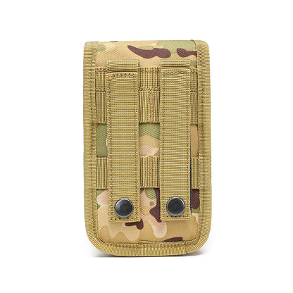 Double-Layer Mobile Phone Waist Bag, Outdoor Mobile Phone and Card Storage Bag, Belt-Worn Mobile Phone Bag Suitable for 6.5inch Edc Bag