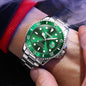 Ashi ton new steel band men's watch hollow automatic mechanical watch calendar waterproof foreign trade men's watch wholesale