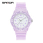 Sanda Watch Fashion All-match Small Fresh Men's and Women's Couple Watch Middle School Students' Simple Waterproof Luminous Quartz Watch