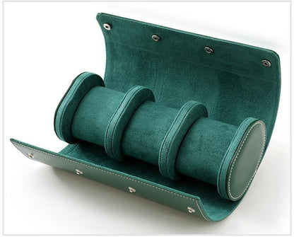 2025 Cross-Border Portable 1-Digit 2-Digit 3-Digit Watch Box Pu Leather Watch Storage Box Packaging Box Wholesale