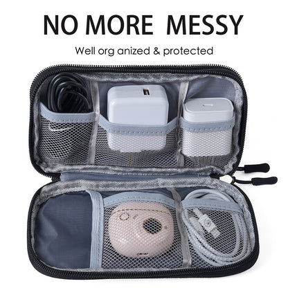 in stock Data Cable Bag Storage Bag Earphone Bag Charger Mobile Phone Bag Clutch Bag U Disk Multifunctional Storage Bag