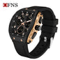 Ofns Fashion Watch Sports Waterproof Watch Barrel-Shaped Multi-Function Luminous Dual-Time Student Digital Watch