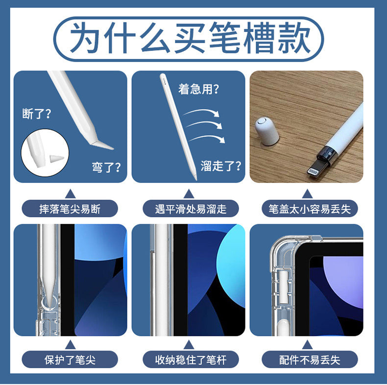 For 2025 Lenovo small new pad protective case 11 inch with pen slot pro11.5 tablet plus soft case