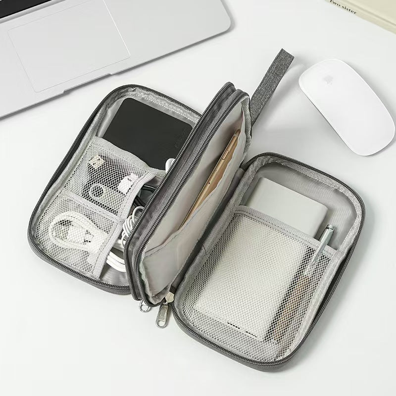 New multi-function data cable charger storage bag flat digital bag finishing bag headset storage bag wholesale