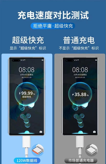 Wholesale for Huawei 120W charger Mate40pro66W super fast charging Nove glory mobile phone charging head