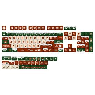 XDA Height Pacha Dog Theme Pattern Yellow Green Keycap Thermal Sublimation Mechanical Keyboard Cap Small Full Set PBT Keycap