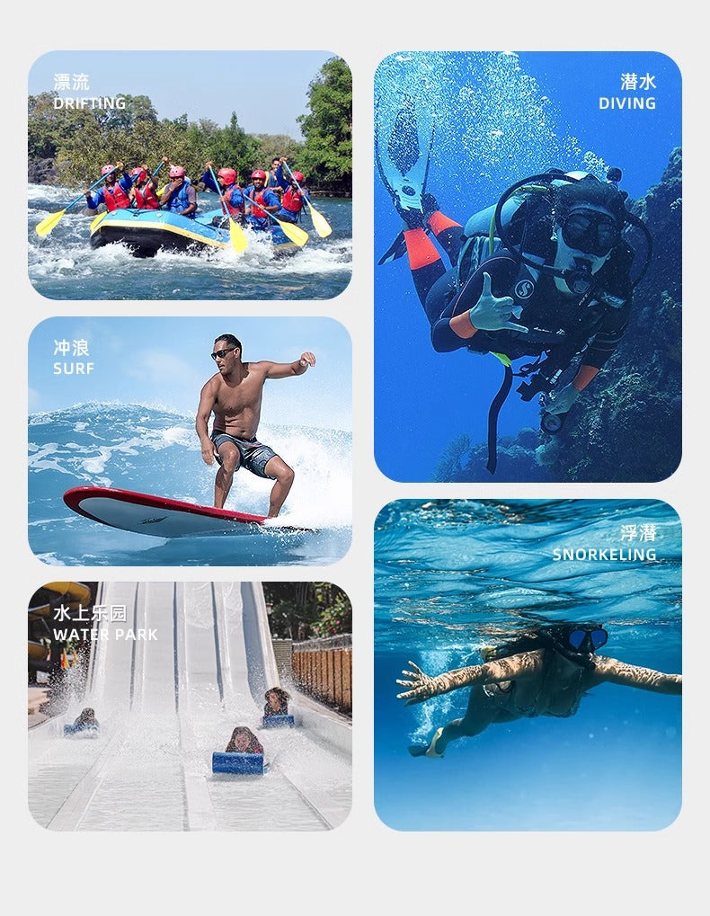 Mobile Phone Waterproof Bag Touchscreen Swimming Self-sealing Sealing Bag Seaside Diving Shooting Drifting Transparent Waterproof Mobile Phone Case