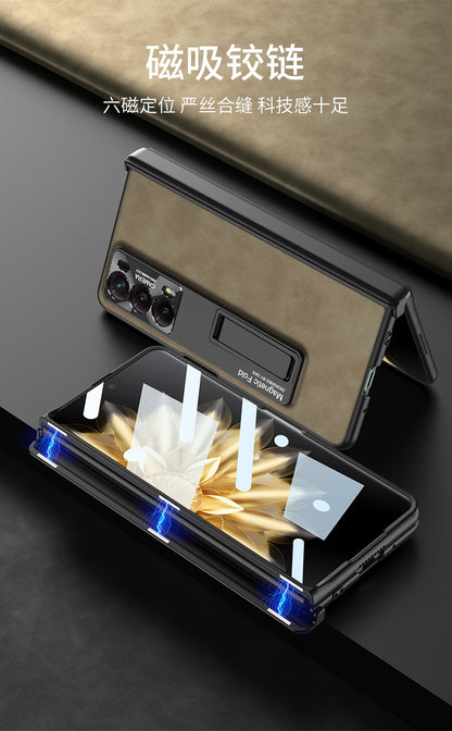 For Honor MagicV2 Phone Case Folding Screen Magnetic Hinge V2 Anti-Drop Protection Full Covering Case Fashion
