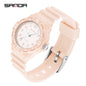 Sanda Watch Fashion All-match Small Fresh Men's and Women's Couple Watch Middle School Students' Simple Waterproof Luminous Quartz Watch