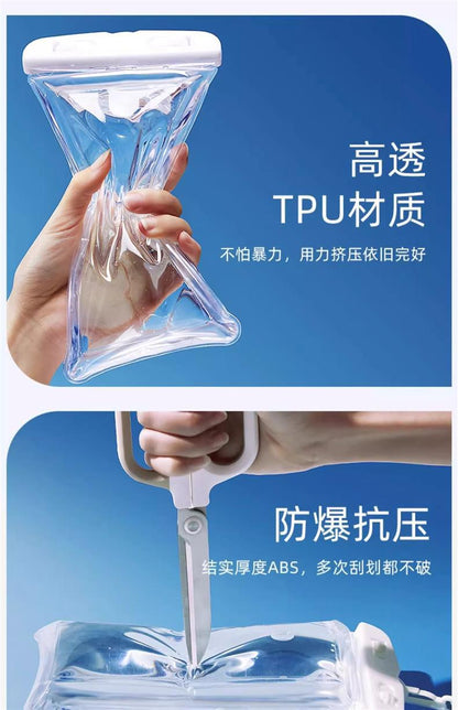 Mobile Phone Waterproof Bag Touchscreen Swimming Self-sealing Sealing Bag Seaside Diving Shooting Drifting Transparent Waterproof Mobile Phone Case