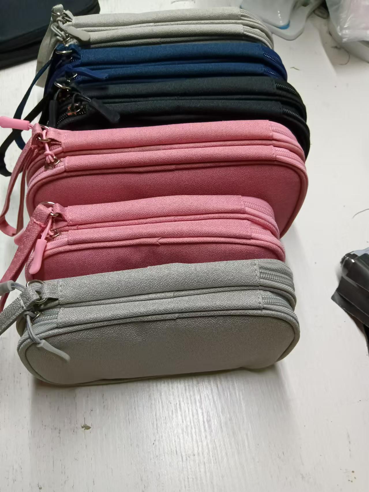 in stock Data Cable Bag Storage Bag Earphone Bag Charger Mobile Phone Bag Clutch Bag U Disk Multifunctional Storage Bag