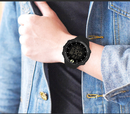 Factory Product Synoke Sports Electronic Watch Outdoor Mountaineering Multi-Functional Luminous Waterproof Large Dial Fashionable Commuter Watch