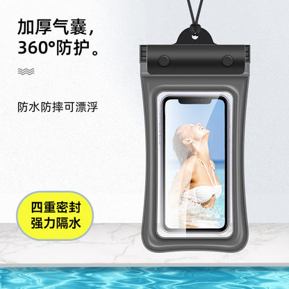 Mobile Phone Waterproof Bag with Touch Screen for Swimming, Special for Taking Pictures, Diving and Rafting Equipment, Transparent Sealed Waterproof Mobile Phone Case