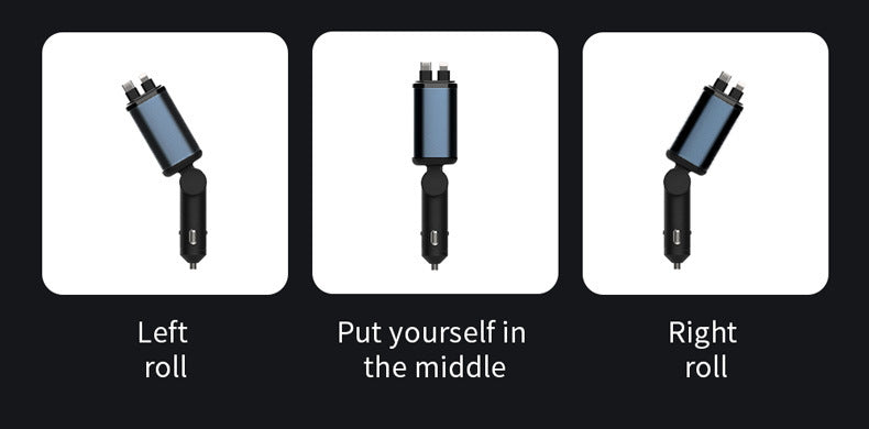 Cross-border X1 car-mounted charging mobile phone electrical appliances support 66W super fast charging PD30 telescopic breathing light atmosphere light C new