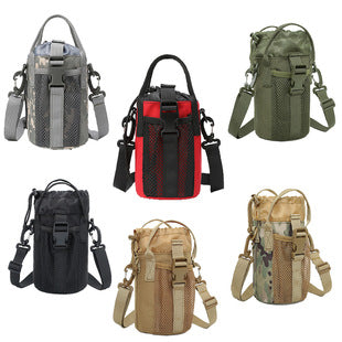 Double-Layer Mobile Phone Waist Bag, Outdoor Mobile Phone and Card Storage Bag, Belt-Worn Mobile Phone Bag Suitable for 6.5inch Edc Bag