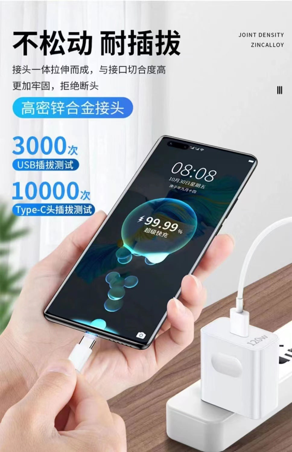 Wholesale for Huawei 120W charger Mate40pro66W super fast charging Nove glory mobile phone charging head