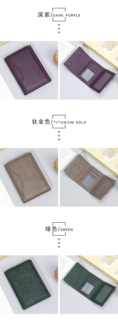 Suitable for Apple 15 iPhone16promaxMagSafe Magnetic Card Bag Multi-Card Three-Folding Mobile Phone Card Case