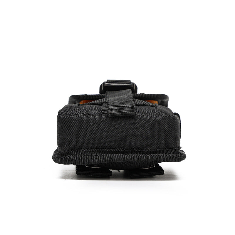 Double-Layer Mobile Phone Waist Bag, Outdoor Mobile Phone and Card Storage Bag, Belt-Worn Mobile Phone Bag Suitable for 6.5inch Edc Bag