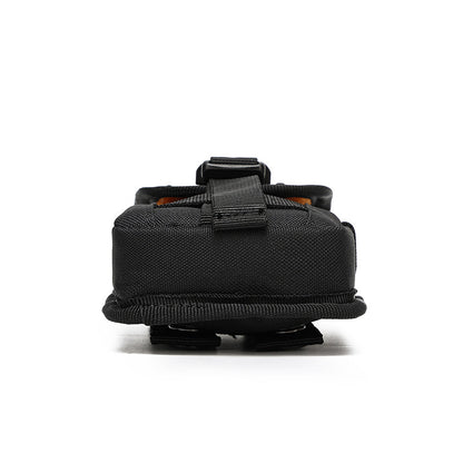 Double-Layer Mobile Phone Waist Bag, Outdoor Mobile Phone and Card Storage Bag, Belt-Worn Mobile Phone Bag Suitable for 6.5inch Edc Bag