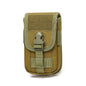 Double-Layer Mobile Phone Waist Bag, Outdoor Mobile Phone and Card Storage Bag, Belt-Worn Mobile Phone Bag Suitable for 6.5inch Edc Bag