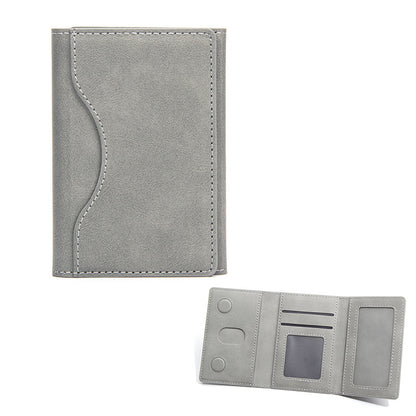 Suitable for Apple 15 iPhone16promaxMagSafe Magnetic Card Bag Multi-Card Three-Folding Mobile Phone Card Case