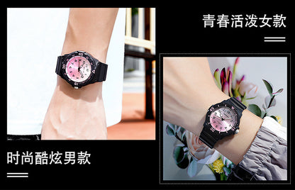 Sanda Watch Fashion All-match Small Fresh Men's and Women's Couple Watch Middle School Students' Simple Waterproof Luminous Quartz Watch