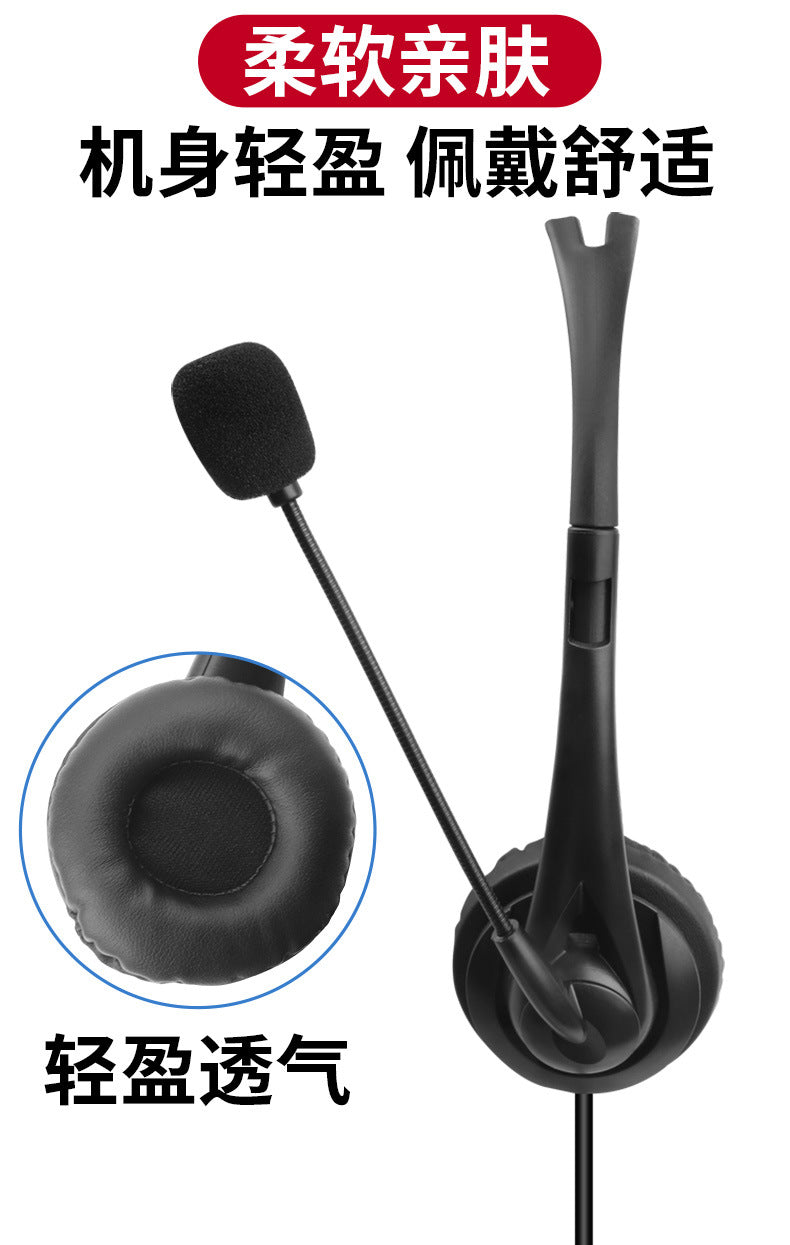 in stock cross-border head-mounted wired headphones with microphone 3.5mm high quality headphones phablet universal
