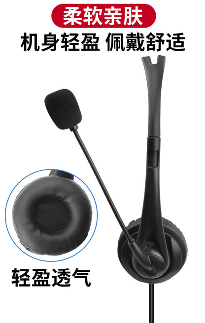 in stock cross-border head-mounted wired headphones with microphone 3.5mm high quality headphones phablet universal