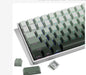 Polar Daylight Side Engraved Transparent Keycap PBT Micro Sand Surface 133 Key Dip Dye Six Color Gradient Personality Adaptable Mechanical Keyboard