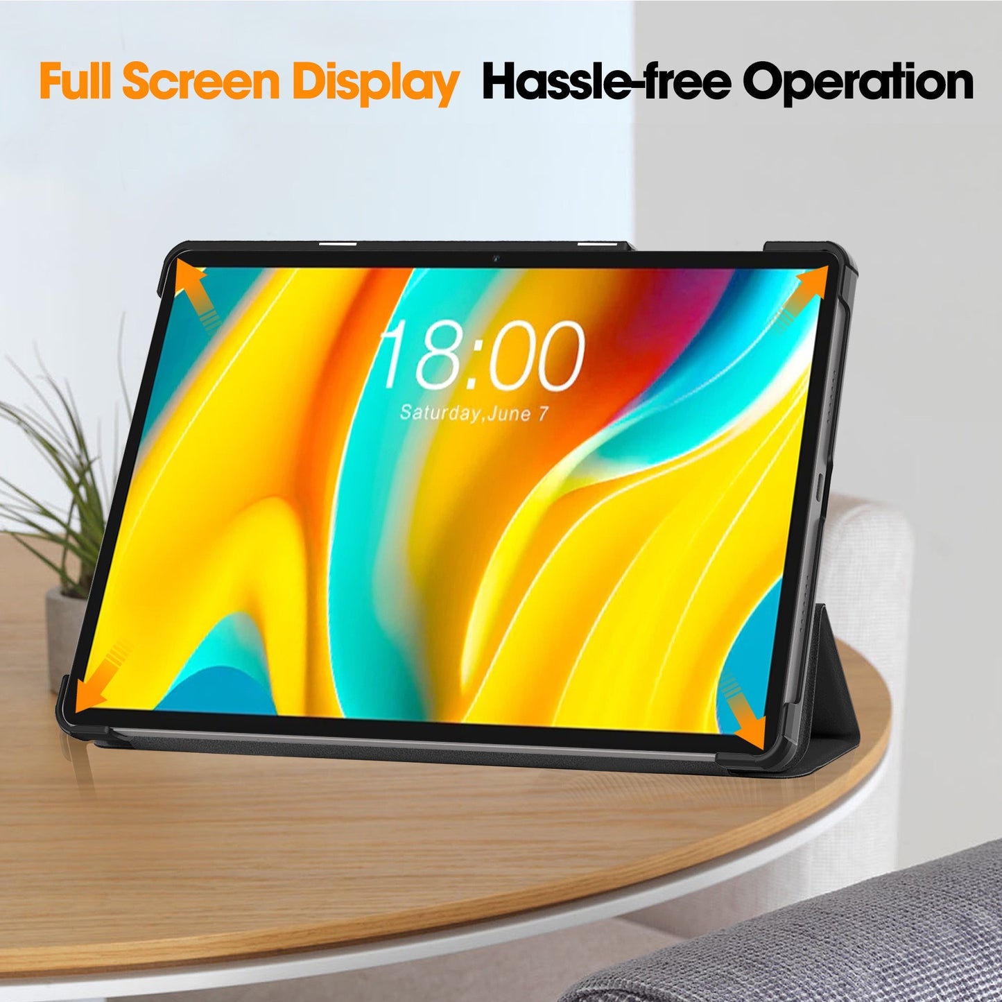 For Teclast T50 Pro Flat Panel Protective Case T50Pro Smart Magnetic Protective Leather Case