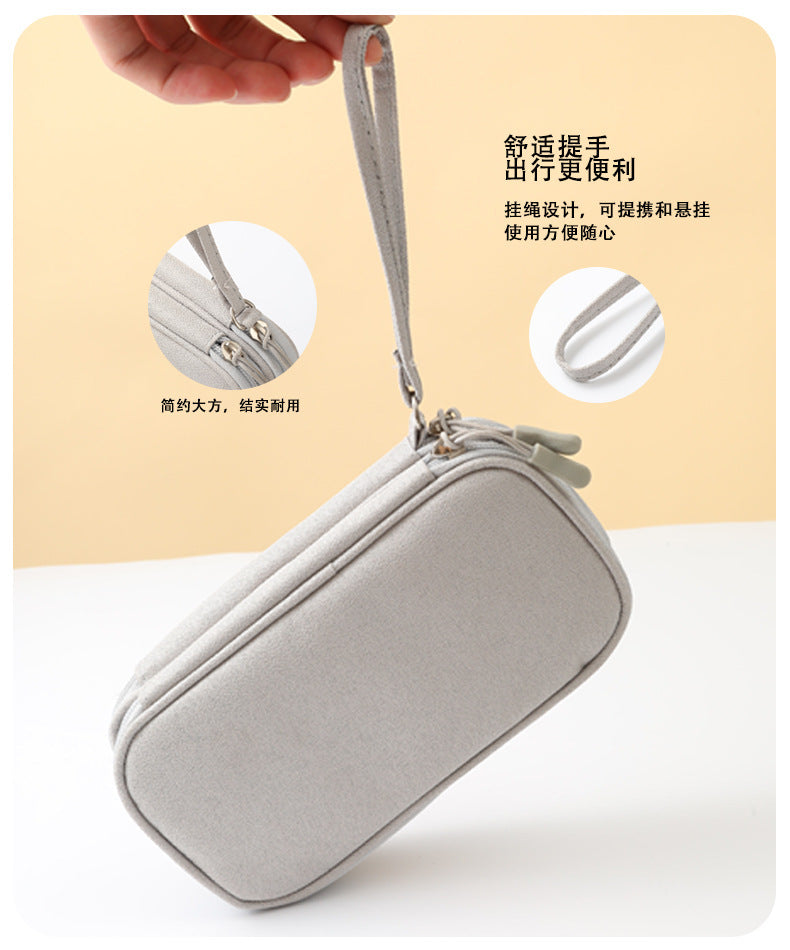 Data cable storage bag charger mobile power charging cable bag box digital finishing bag U disk headset hard disk