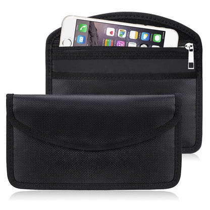 New cross-border mobile phone signal shielding bag waterproof fireproof zipper 7 inch car shielding key case RFID set