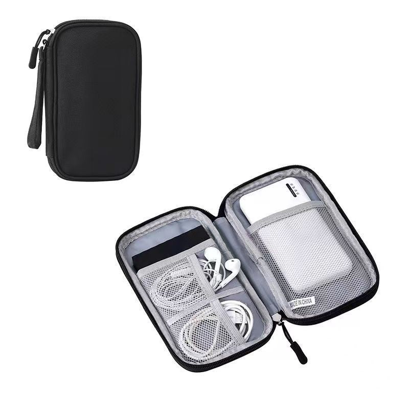 in stock Data Cable Bag Storage Bag Earphone Bag Charger Mobile Phone Bag Clutch Bag U Disk Multifunctional Storage Bag