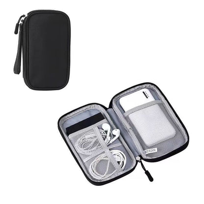 in stock Data Cable Bag Storage Bag Earphone Bag Charger Mobile Phone Bag Clutch Bag U Disk Multifunctional Storage Bag