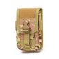 Double-Layer Mobile Phone Waist Bag, Outdoor Mobile Phone and Card Storage Bag, Belt-Worn Mobile Phone Bag Suitable for 6.5inch Edc Bag