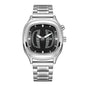 Millennial Retro Fashion Concept Digital Display Sports Men's Watch with Analog Numbers, Niche Ins Trendy Brand Quartz Watch